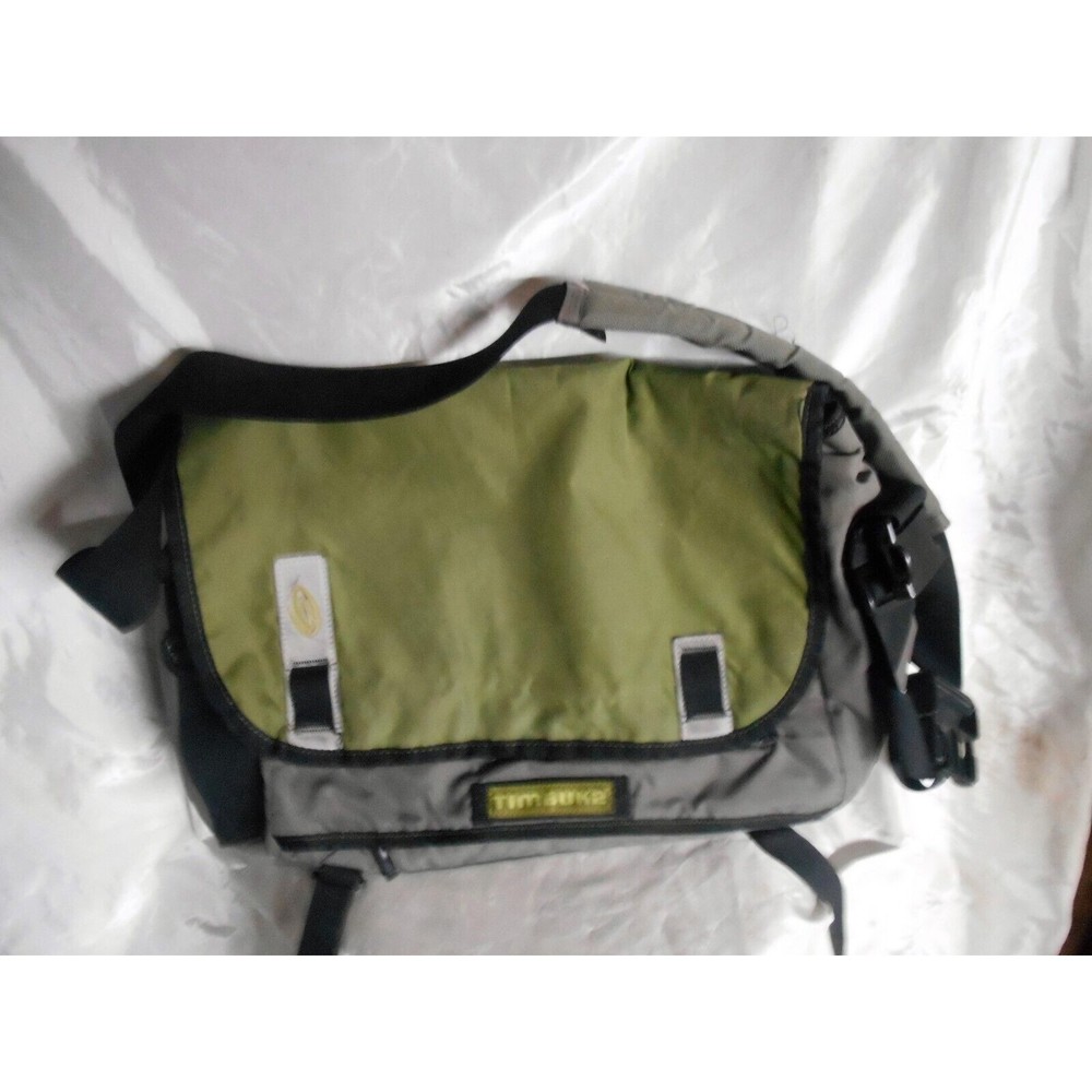 Timbuk2 DIF11  Gray Green Medium Messenger Bag / Laptop Bag -